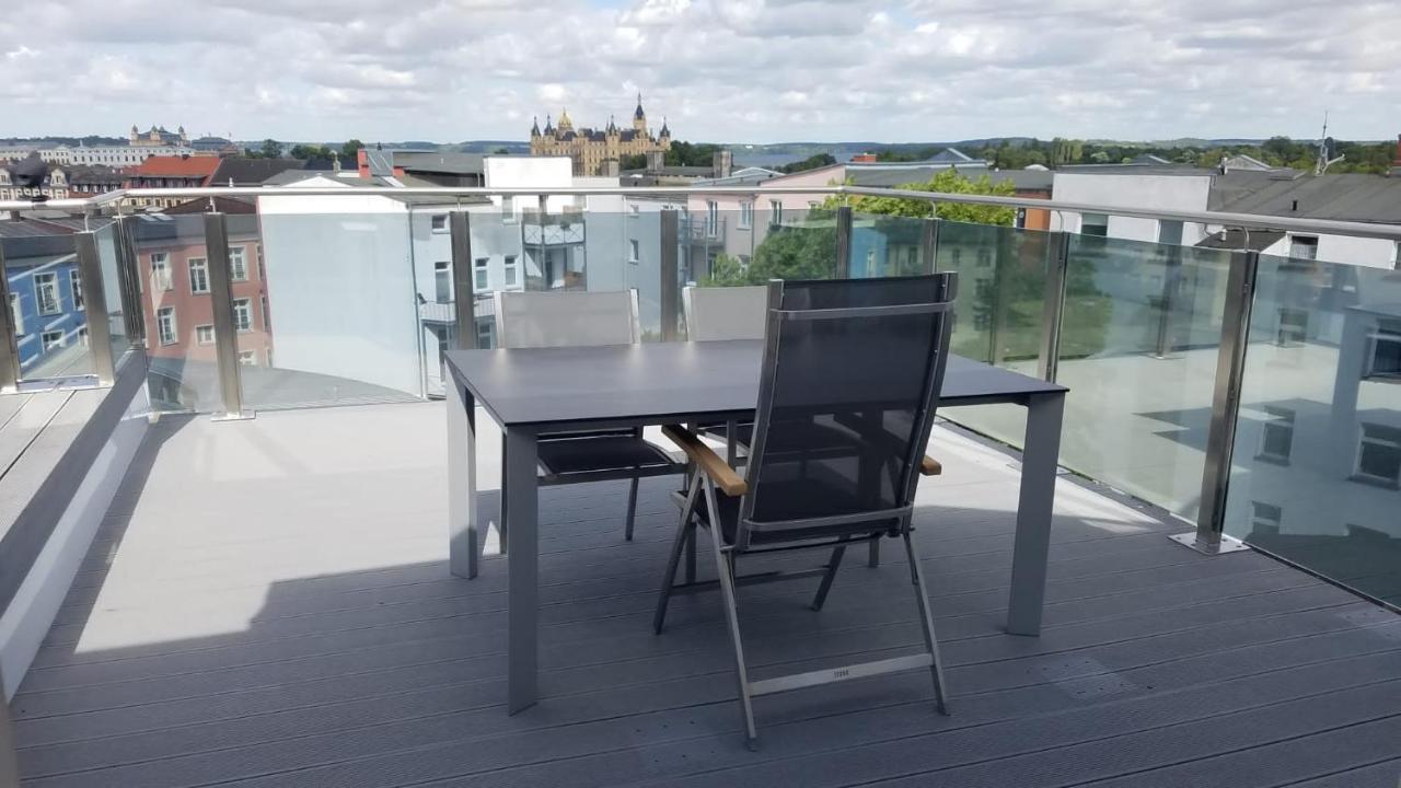 Altstadtblick Schwerin Mit Parkplatz 4-Etage - Abc193 By Abcwismar Exterior foto