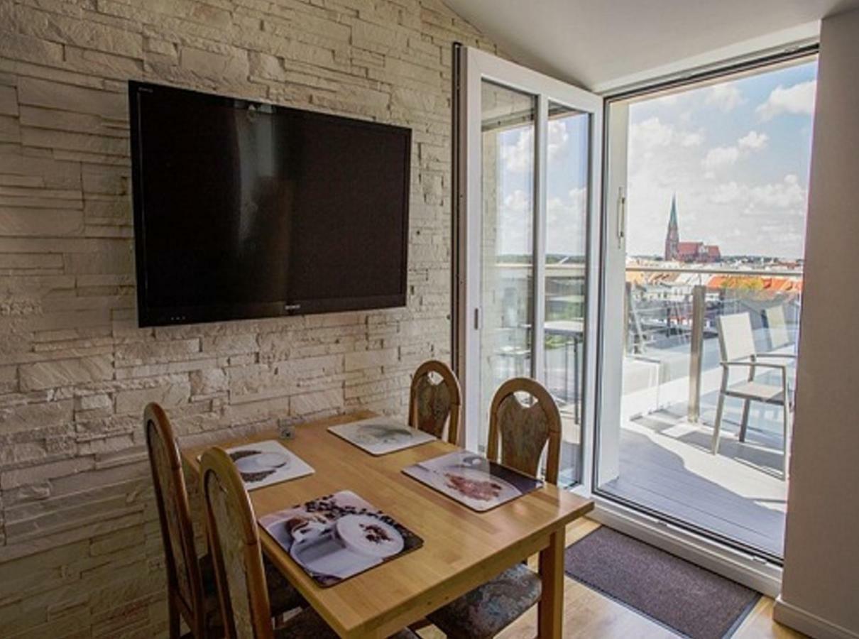 Altstadtblick Schwerin Mit Parkplatz 4-Etage - Abc193 By Abcwismar Exterior foto